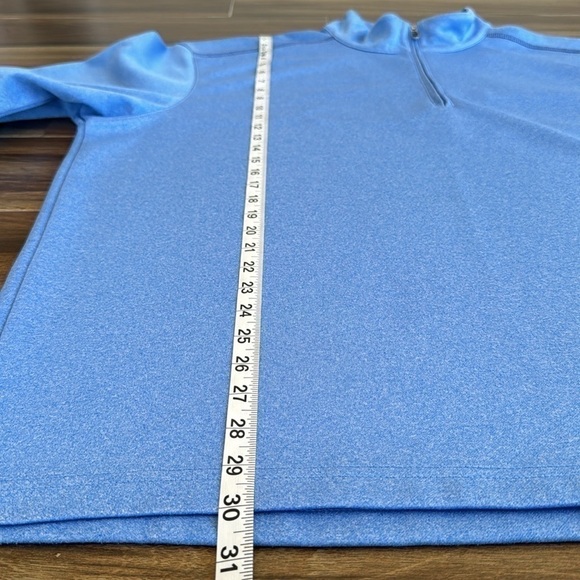 Pebble Beach Men’s Quarter Zip Pullover in Blue, XXL - Picture 5 of 12